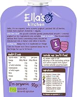 Ella's Kitchen Berry Greek Yoghurt 90g Pouch Organic Baby Snack view 4
