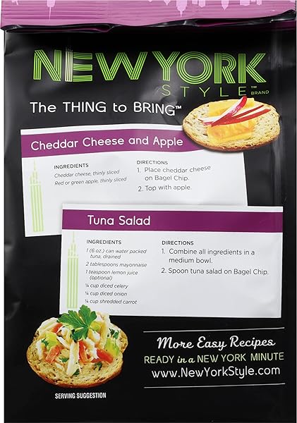 NEW YORK STYLE BAGEL CRISPS, EVERYTHING, 6 OUNCE