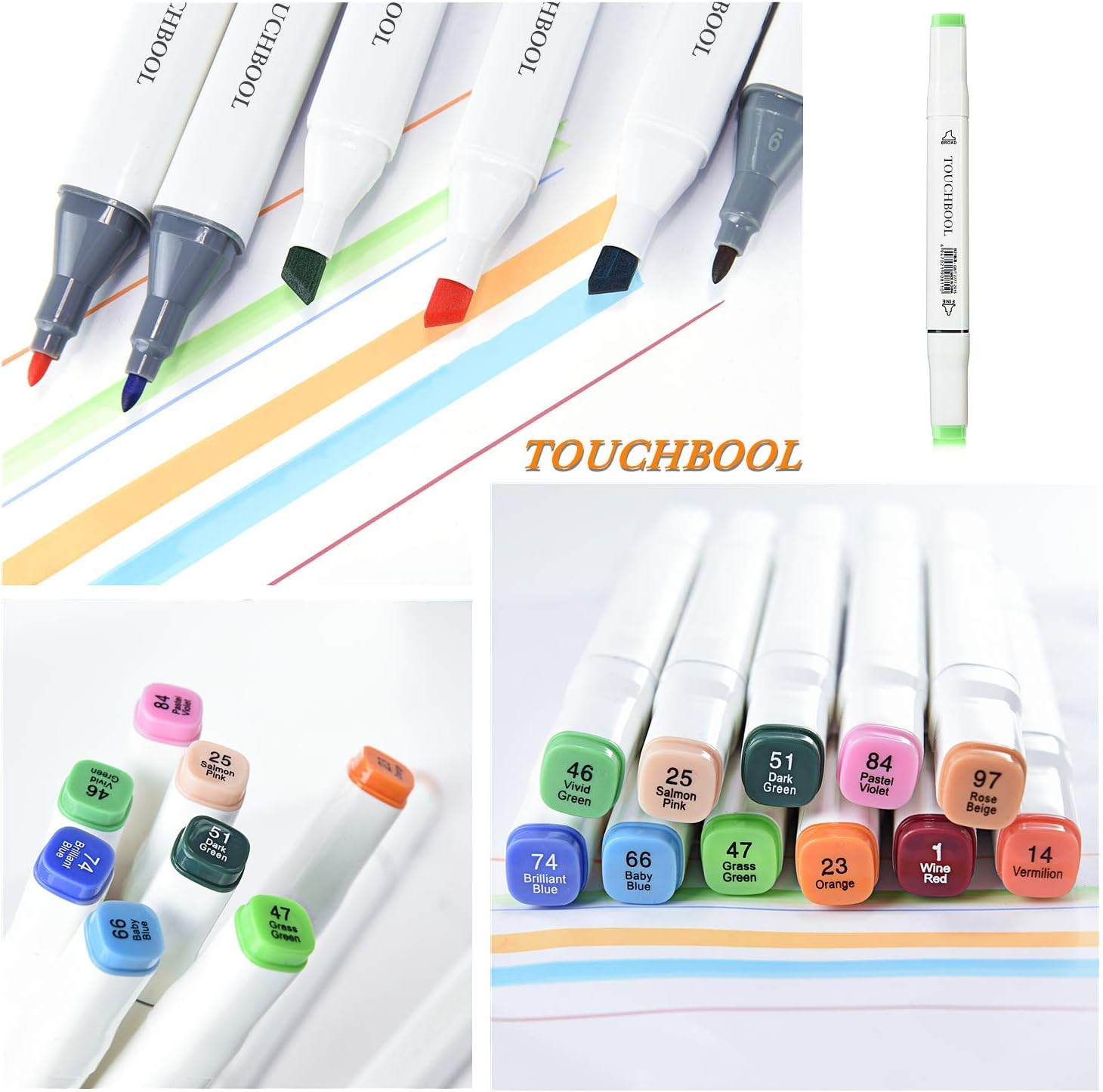 80 Colors Alcohol Markers Pen Set, Fany Artist Drawing Art Markers for Kids Adult Coloring Book Artist Dual Tip Markers Twin Permanent Markers Drawing Illustration (White Shell)
