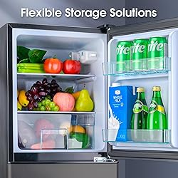 Anypro Fridge with Bottom Freezer and Drawer, 4.0