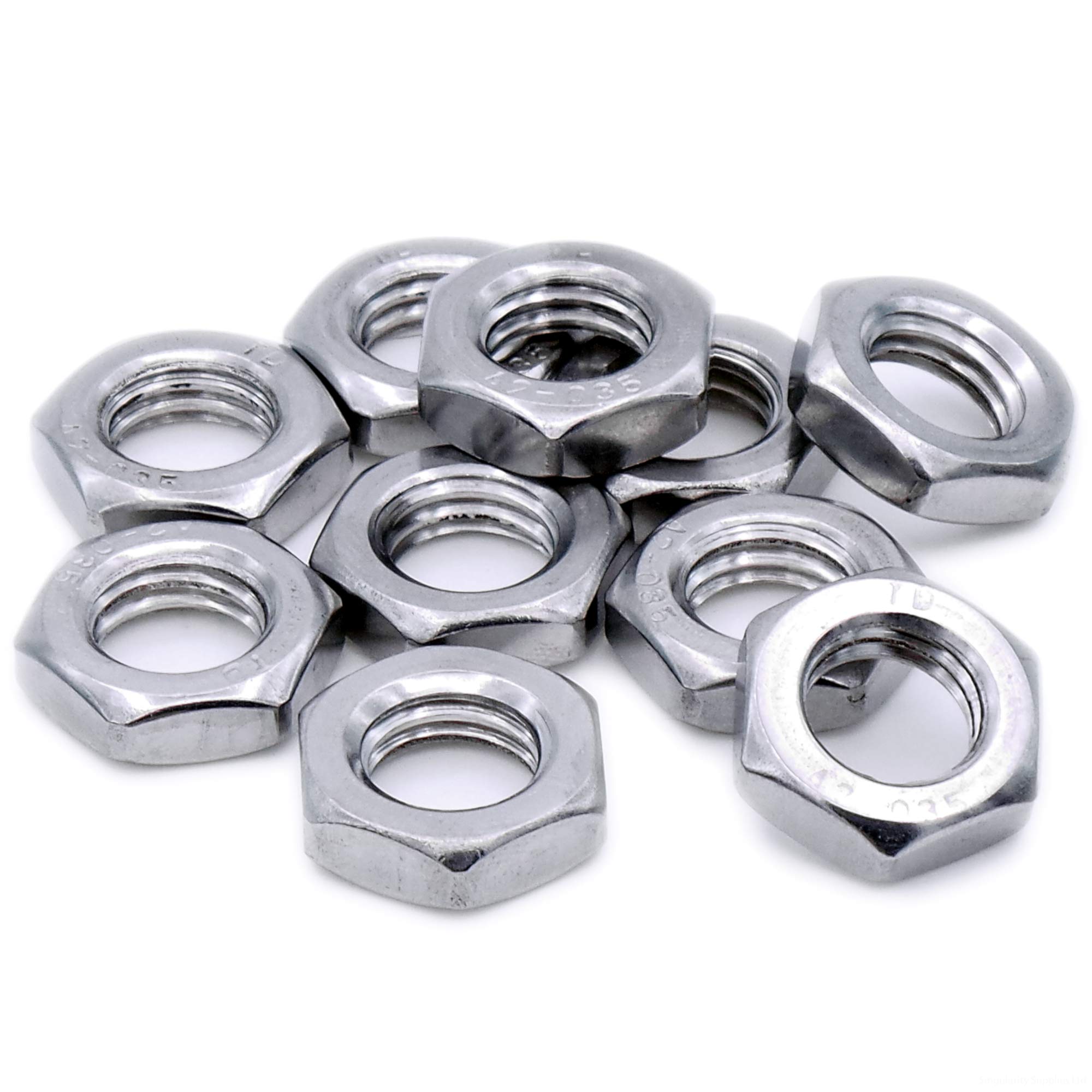 M4 (4mm) Half Lock Hex Nut - Stainless Steel (A2) (Pack of 20)