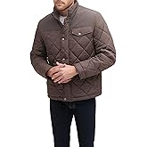 Cole Haan Men's 28" Tonal Mix Media Diamond With Faux Sherpa Lining