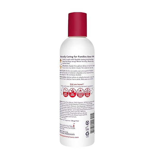 FAIRY TALES ROSEMARY REPEL DAILY KIDS HAIR GEL – KIDS LIKE THE SMELL, LICE DO NOT, 8 FL OZ. (PACK OF 1)