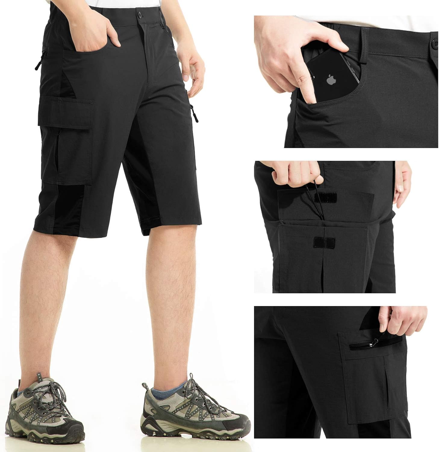 Travel Camping Wespornow MensHikingShorts LightweightQuickDry