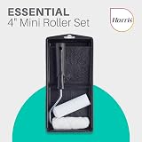 Harris Essentials Mini Roller Set 4” Emulsion & Gloss Sleeves Tray Frame view 3