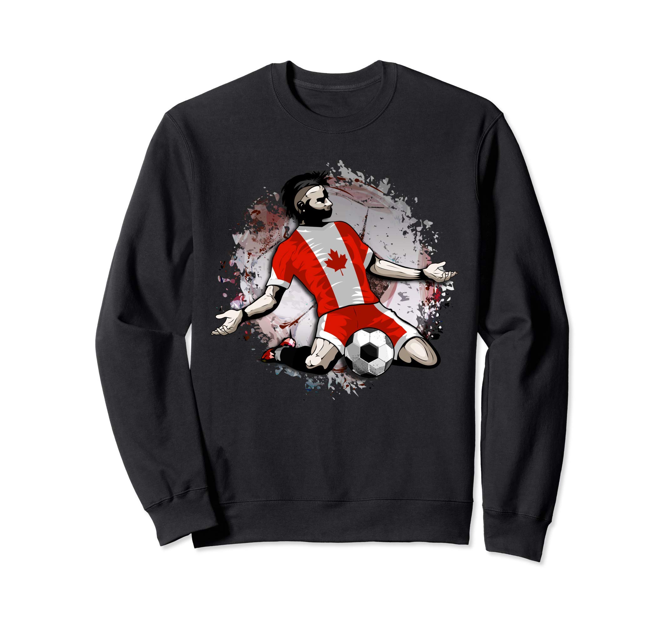 Canada Soccer Canadian National Flag Proud Football Lovers Sweatshirt