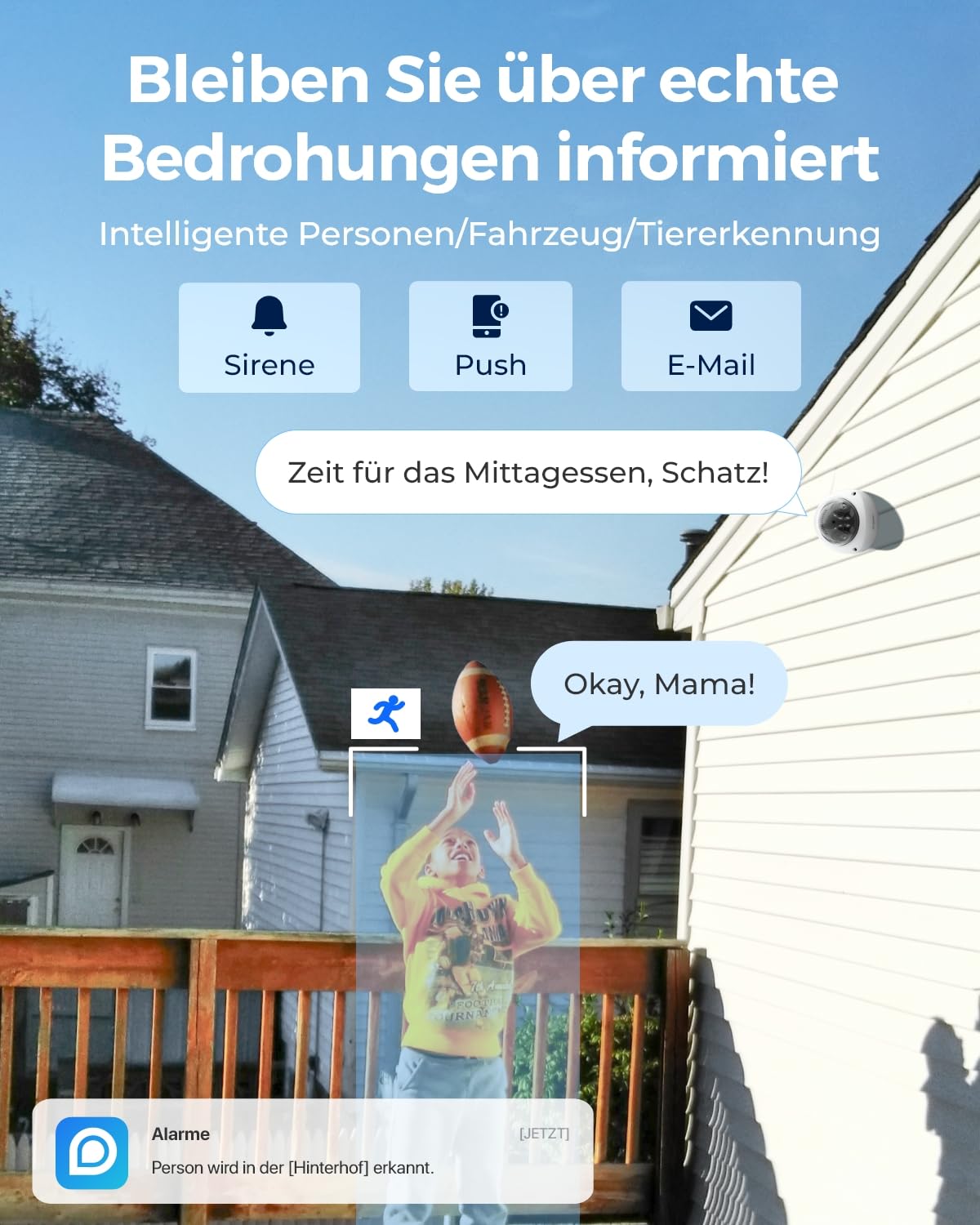 Reolink 4K 8MP 180° Dual-Objektiv PoE IP-Kamera, IK10 Vandalismusschutz, Personen-/Fahrzeug-/Tiererkennung, IR- und Farb-Nachtsicht, Zwei-Wege-Audio, IP67 Wetterfest, Power Over Ethernet, Duo 2V PoE 4