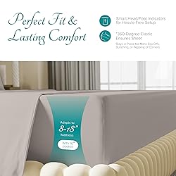 Carressa Linen 100% Egyptian Cotton Cal King Fitted