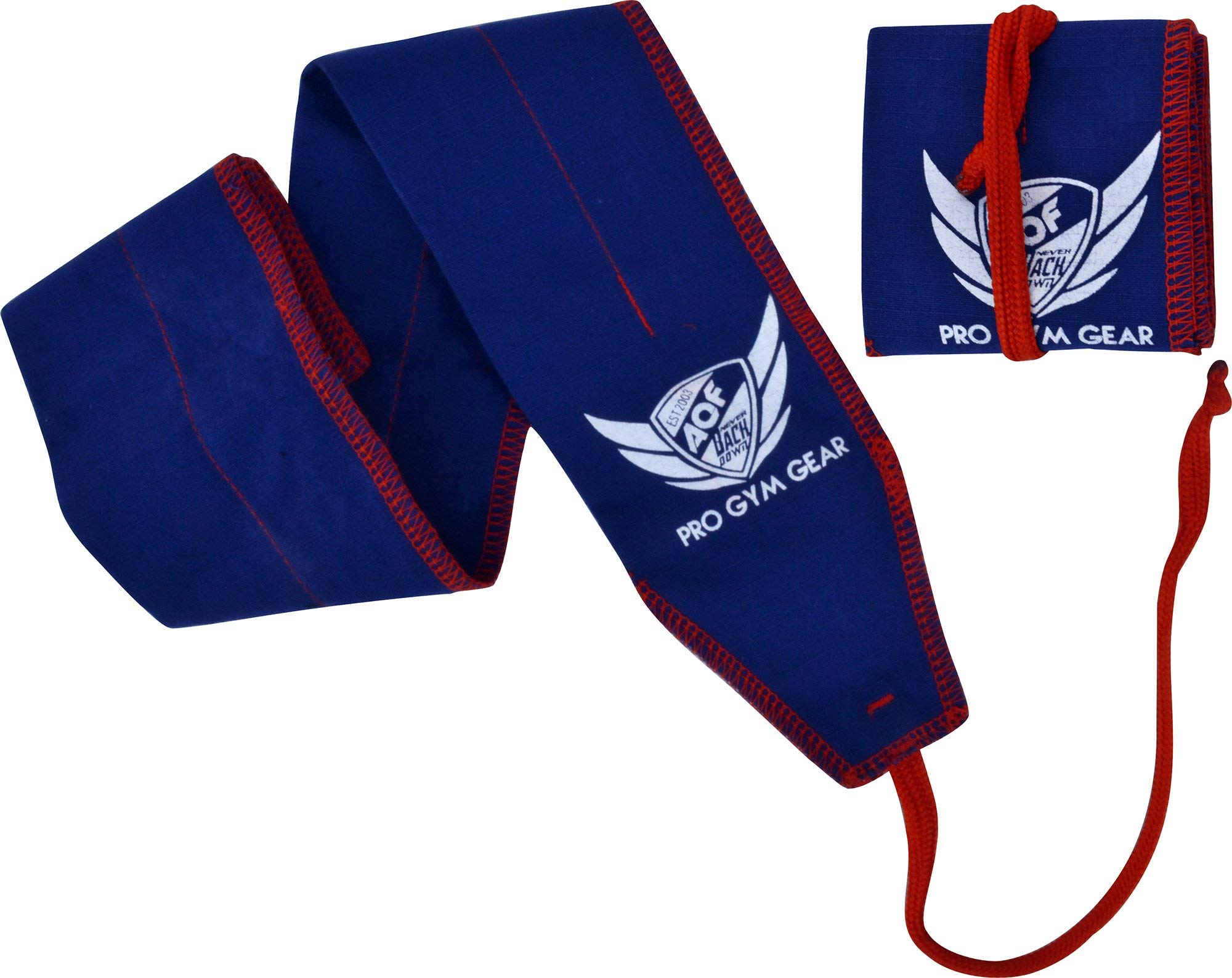 AQF Wrist Wraps for Weightlifting (Pair) - 35" Cotton Gym Wrist Supports -Heavy Duty Weight Lifting Wrist Straps Support for Strength Training, Bodybuilding, Powerlifting & Deadlifts