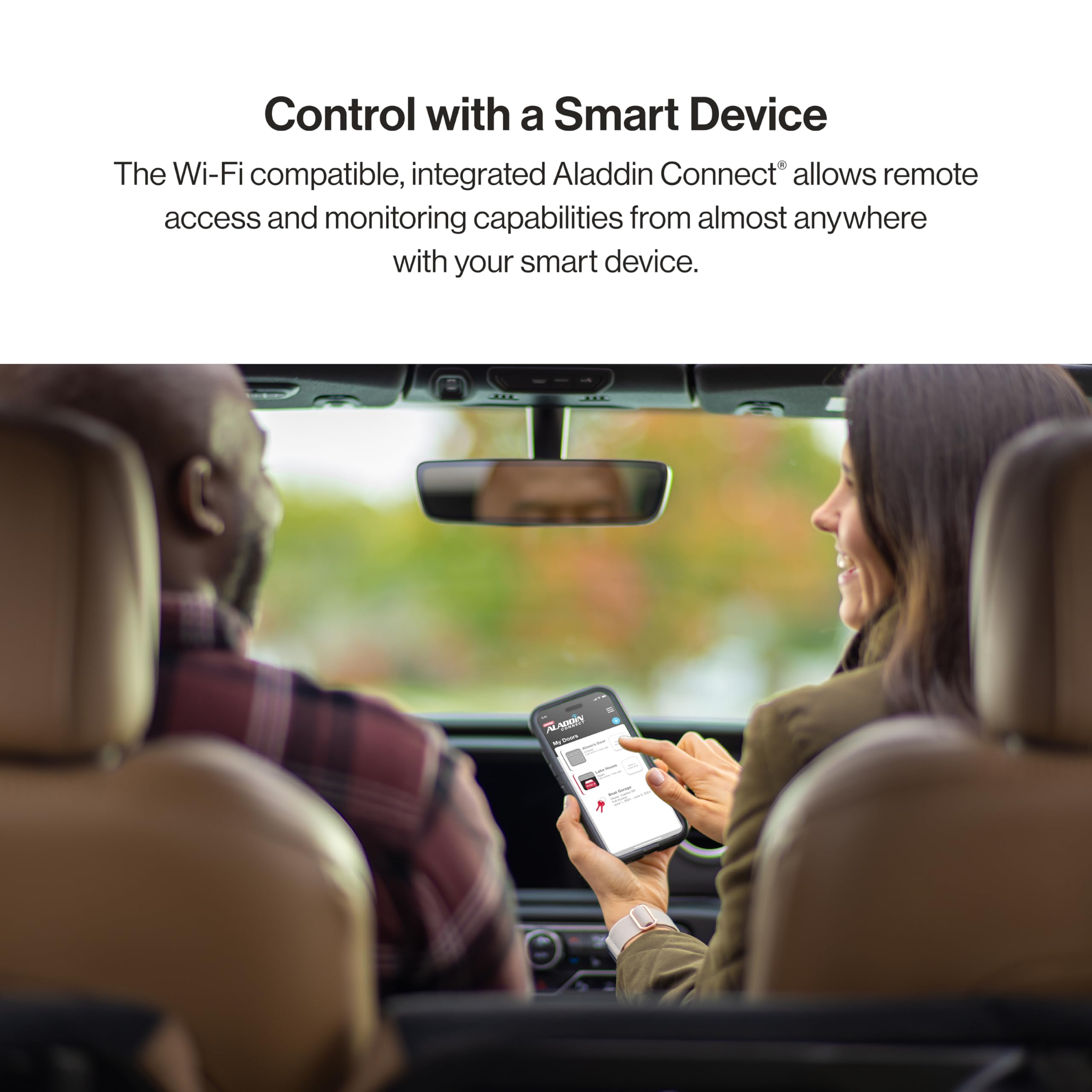 Genie Aladdin Connect Smartphone Garage Door Opener – Monitor, Open & Close Your Garage Door from Anywhere Using Your iPhone or Android Device - View 8