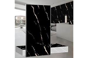 DUAXETONGXIA Wall Panels Peel and Stick，PVC Imitation Artificial Marble Tiles Sticker，10 pcs 23.6" L x 11.8" W，Heat-Resistant Backsplash Tile，Ideal for Kitchen Bathrooms Living Rooms Bedrooms.