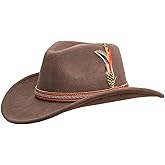 Outback Trading Unisex Adult's High Country Durable Wool Western Cowboy Hat with Brim Lock