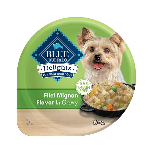 BLUE BUFFALO DELIGHTS SMALL BREED NATURAL WET DOG...