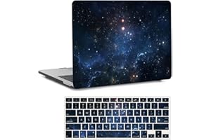 FFBOFFC Coque rigide en plastique et protège-clavier pour MacBook Air 13/13,6" (M4/M3/M2, modèles 2025-2021 A2681 3240 A3113)