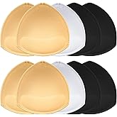 FANMAOUS 5 Pairs Bra Pad Insert,Removable Sport Bra Cups Inserts Triangle Breathable Bra Pads for Yoga Bra Swimsuits Bikini