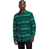 THE NORTH FACE Men's Arroyo Long Sleeve Flannel Button-Down Shirt, Forest Fern Large Half Dome Stripe, XX-Large