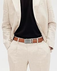 CHAOREN Mens Belt Leather Ratchet Belt
