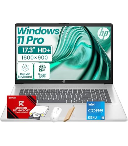 Amazon.com: HP 17.3“ Business Laptop, 13th Gen Intel i5, 8GB RAM