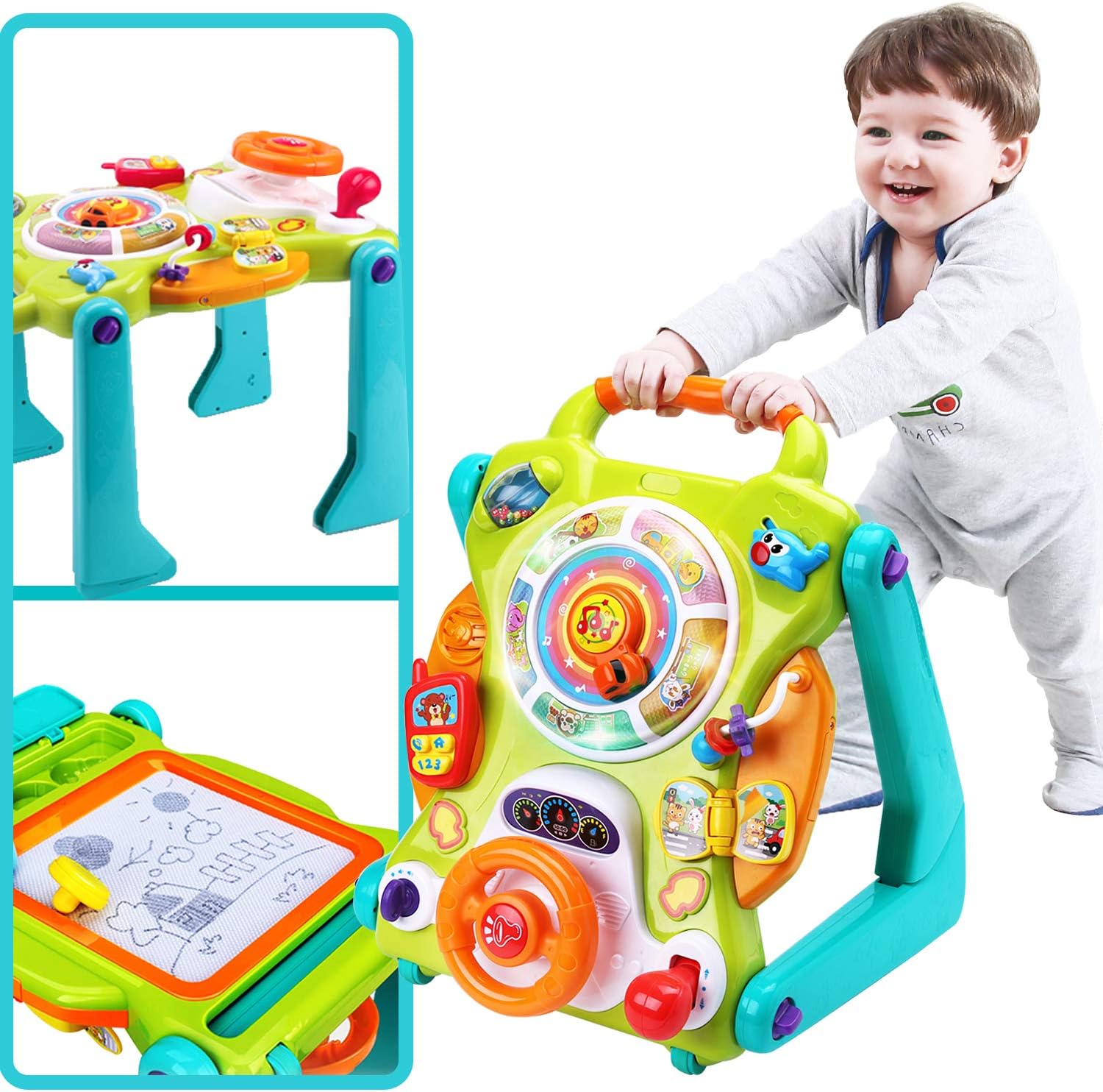baby sit to stand activity table