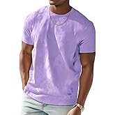 IVOVFANZY Mens Crew Neck T Shirts - Lightweight Short Sleeve Fresh Fashion Print Hipster T-Shirt Tie-Dye