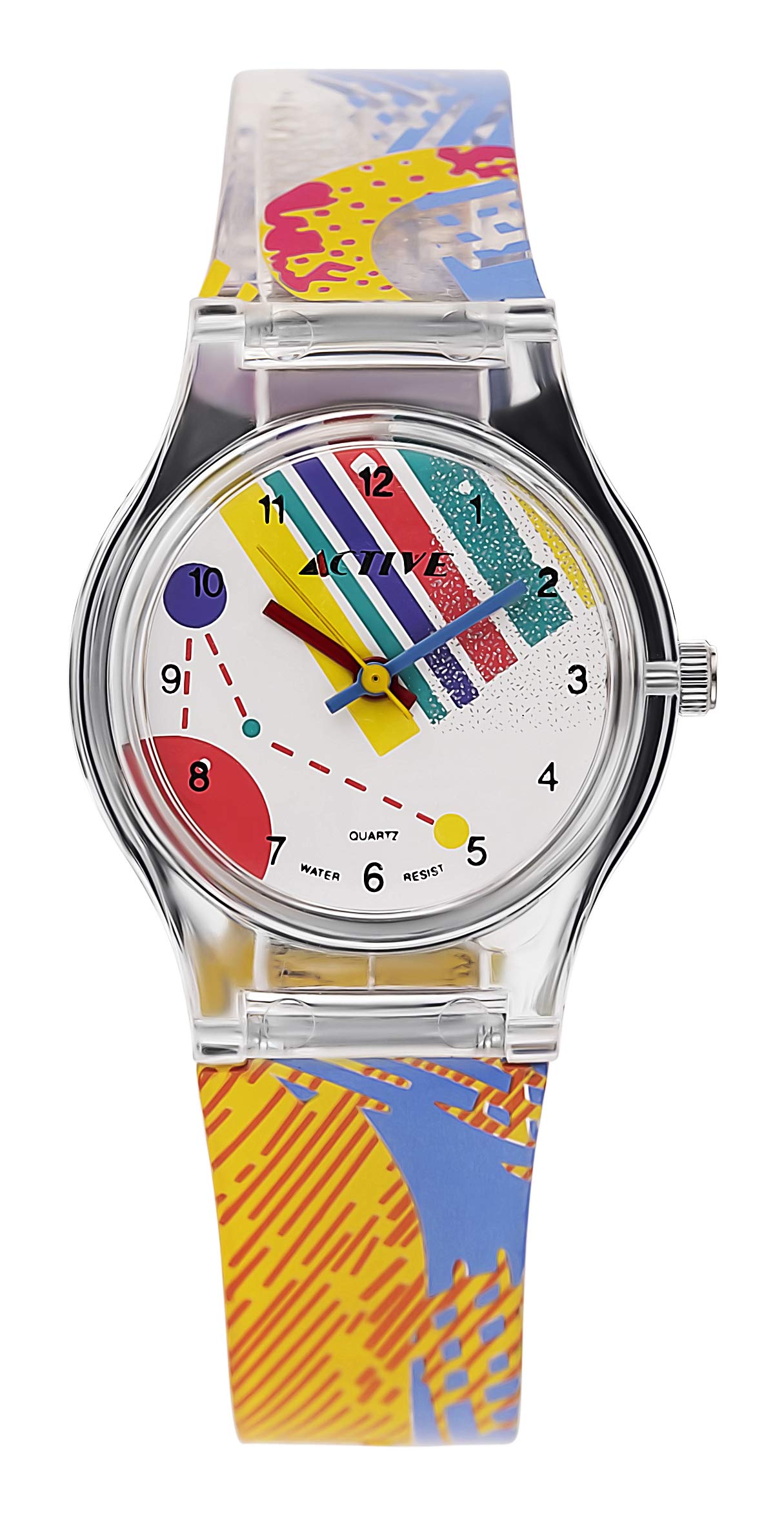 Active Girl's Quartz Watch Analogue Display and Plastic Strap ACT-001