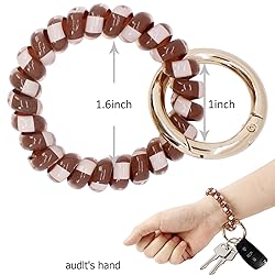 BIHRTC 5 Color Keychain Wrist Coil Wristband Spiral