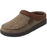 Dearfoams Men&rsquo;s Brendan Indoor/Outdoor Breathable Memory Foam Clog House Shoe with Wide Widths Slipper