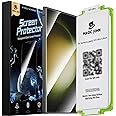MAGIC JOHN 2 Pack Screen Protector for Samsung Galaxy S23 Ultra - PET Film, Fingerprint ID Compatible, Easy Installation, Sho