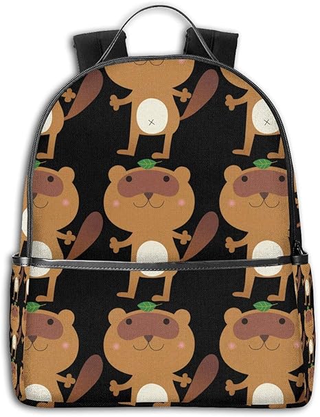 Amazon Co Jp F Z工房 リュック バックパック リュックサック 頭に葉っぱをのせたタヌキ 可愛い たぬき 狸 Home Kitchen
