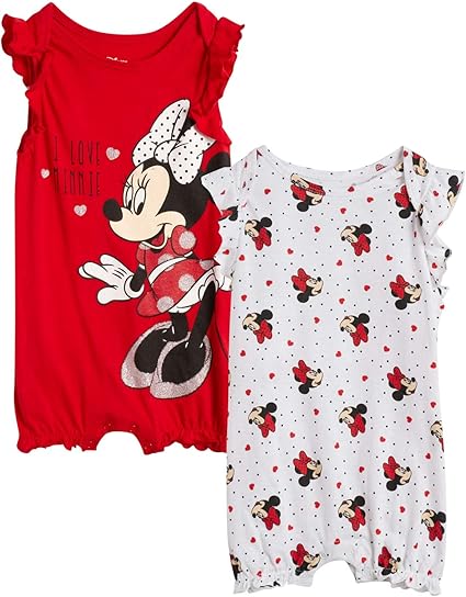 minnie mouse romper baby girl