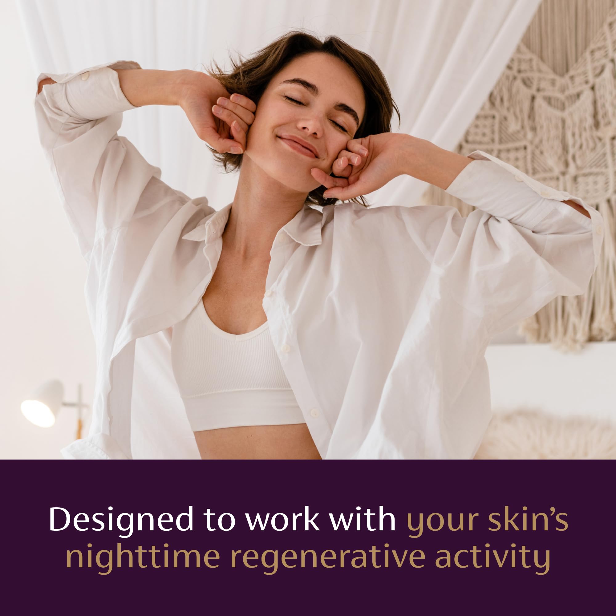 Mederma PM Intensive Overnight Scar Cream, Works with Skin's Nighttime Regenerative Activity, Clinically Shown to Make Scars Smaller and Less Visible, 1.0 Oz (28g)