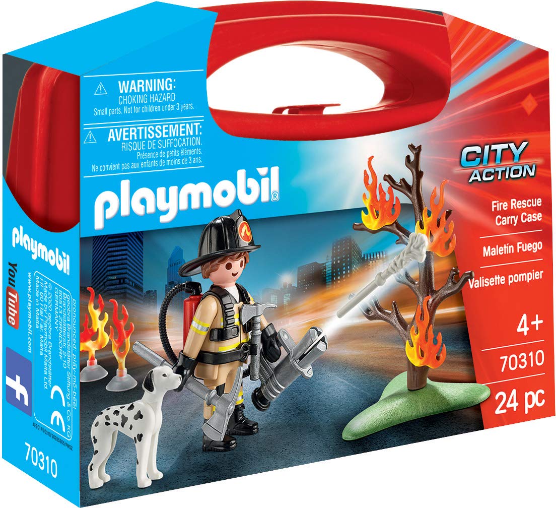 Playmobil 70310 City Action Fire Rescue Small Carry Case