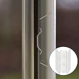 HONGCI Stainless Steel Greenhouse Clips 100Pcs W Wire & Z Clips for Glass view 3