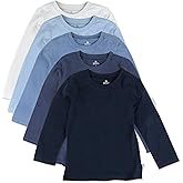 HonestBaby Unisex-Baby Organic Cotton Long Sleeve Tshirts Multipack