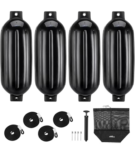 Pontoon Boat Square Rail Fender Adjuster Hanger Clips – 4-Pack – Choose Your Color – JSP Manufacturing