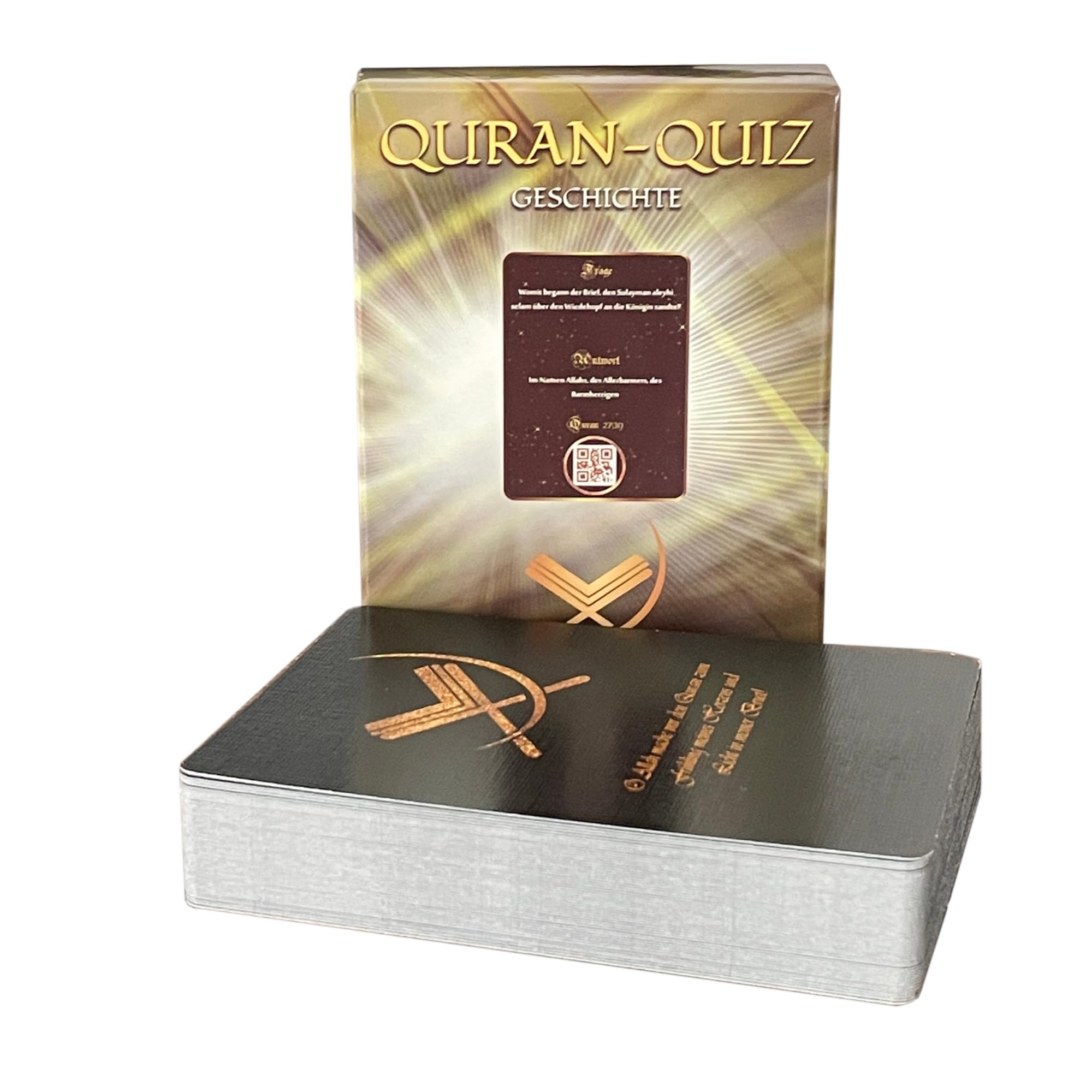 NIYYAH Islamic Gift Game Quiz Quran Questions About Quran and Islam Including Own Muslimquiz App (Story)