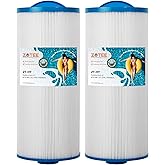 ZOTEE Spa Filter Replaces PAS-1342, Jacuzzi J300, 6541-383, Darlly 60605,PJW60TL, Filbur FC-2715, 6CH-961, PJW60TL-OT-F2S, Hot Tub Filter, 2 Pack