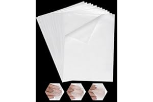 PLANTIONAL Light Weight Fusible Bonding Web: 20 Sheets (8" x 12") Fusible Webbing for Fabric Applique DIY Crafts Supplies