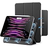 ESR for iPad Pro 12.9 6th/5th/4th Gen, iPad Air 13 Inch Case M3/M2 (2025/2024), Powerful Magnetic Attachment, Slim Trifold Stand Case, Supports Pencil Pro & Pencil (USB-C), Rebound Series, Black