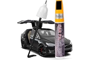 TOCUPOIN Black Touch Up Paint Pen for Cars, Automotive Scratch Repair Kit, Auto Scratch Remover- Professional Seamless Coverage- Color Accurate- Long lasting Adhension- Quick Drying- Easy to Use- Two in One