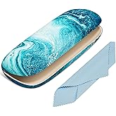 NPOOYI Eyeglasses Case, Hard Shell Protective Case for Glasses, Unisex for Women Men