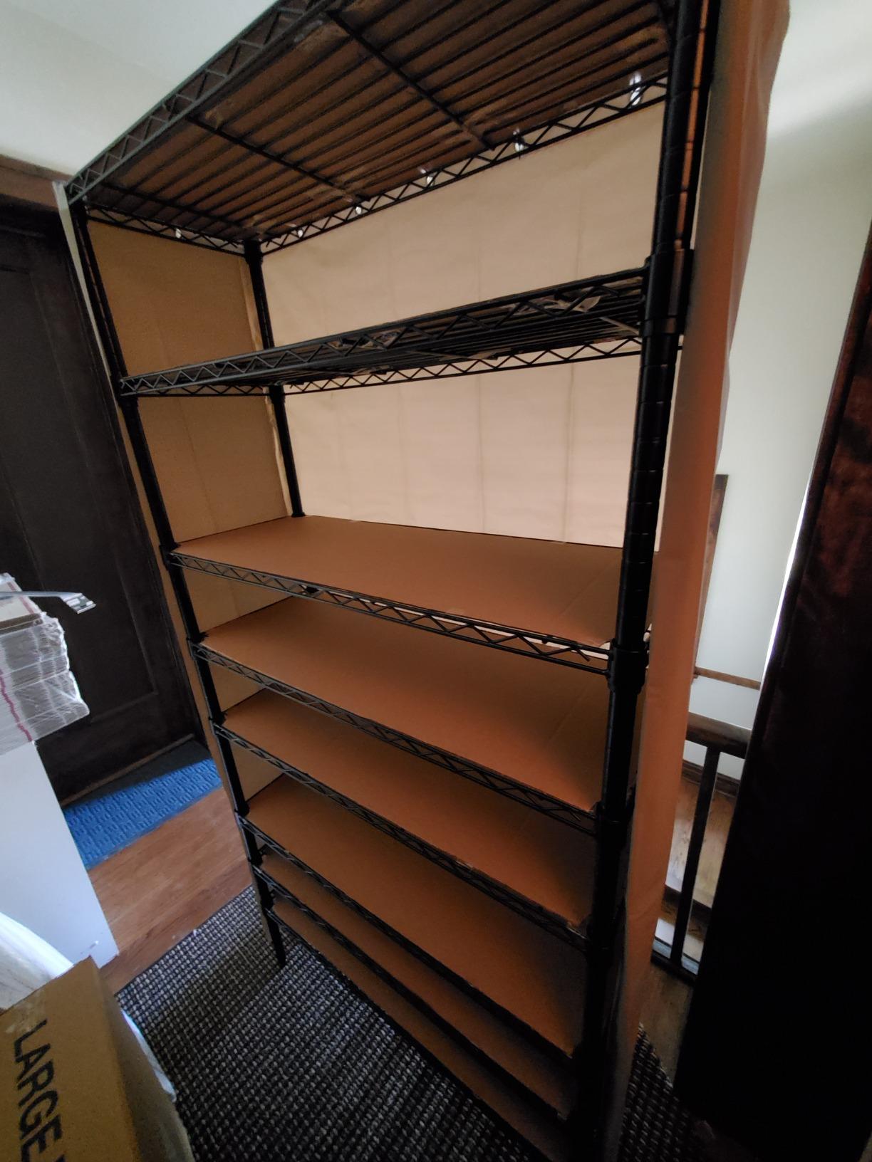 18/mo Finance Amazon Basics 5Shelf Adjustable, Heavy Duty Storage Shelving Unit on 4'' Wheel