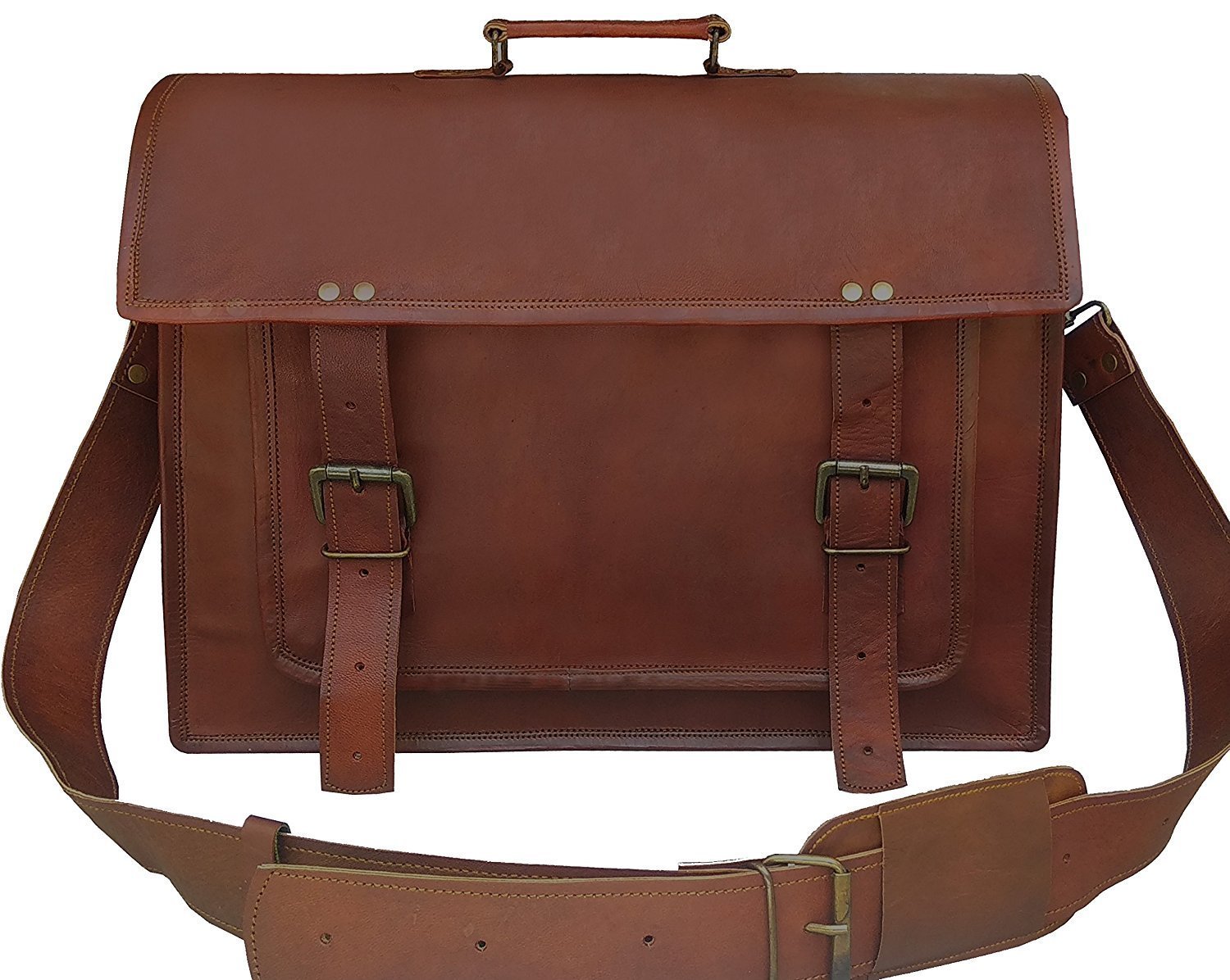 soft leather briefcase bag
