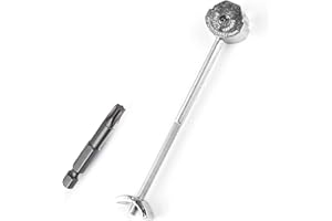 Zipbolt 18.100 Ultra Slim Countertop Miter Connector — 5 Piece Joint Fastener Drawbolt Pack with Torx Bit for Joining Counter