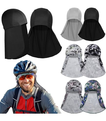Syhood 3 Pcs Helmet Liner Cap, Black