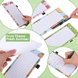 Thboxes 3 Pack Magnetic Fridge Shopping List Pad 180 Sheets 21x9cm With Pen Loop view 6
