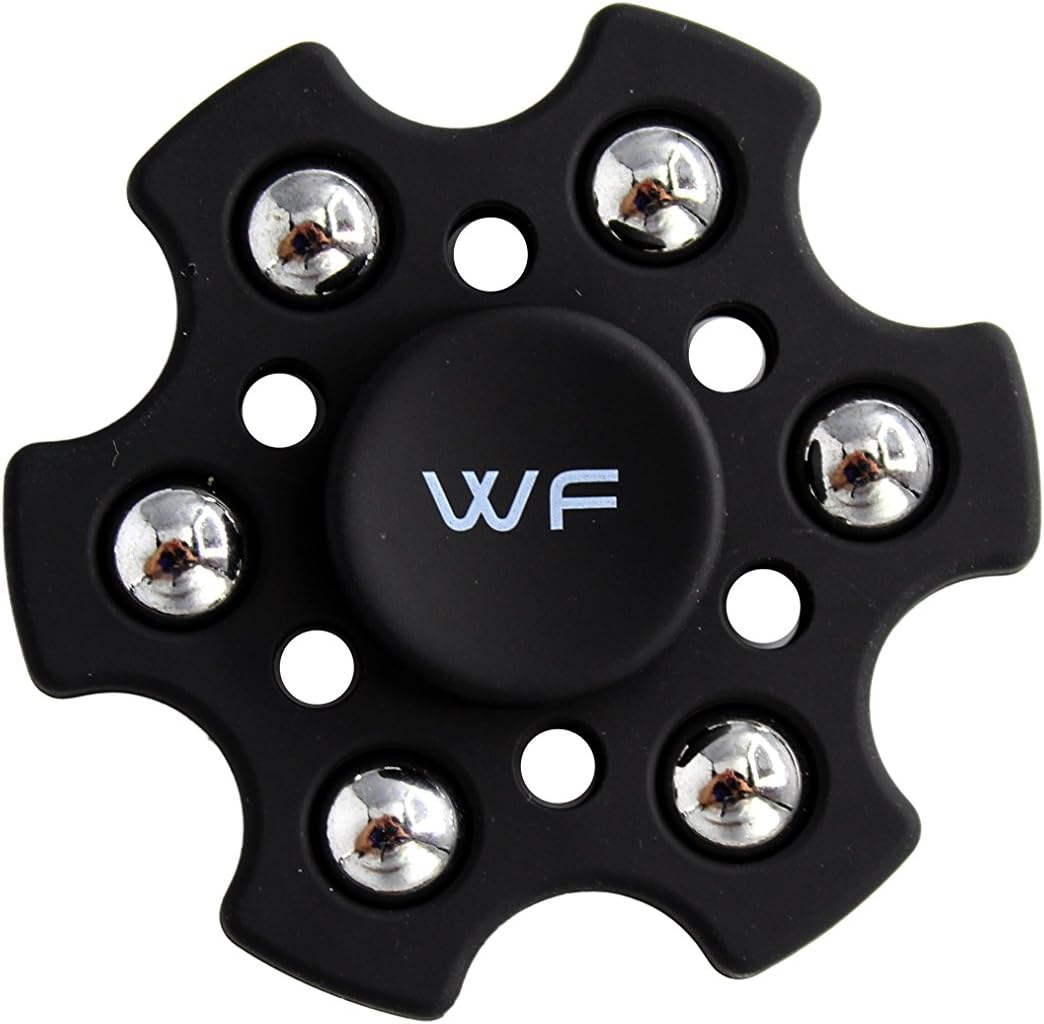 WeFidget Original Ergo Spinner Toy, 4-5+ Minutes Spin Time, Rolling Steel Balls for Fidgeting, Durable and Light Weight Frame. (Octo)