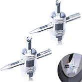 2 PCS 4-Way Tire Valve Stem Removal Tool, 4-in-1 Valve Core Removal Tool | Multifunctional Tire Valve Tool, Valve Stem Core Puller for Car Motorcycle Bicycle Tire Repair Replace