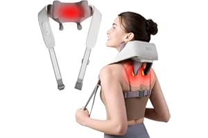 SKG Neck Massager for Pain Relief Deep Tissue 6D Kneading with Heat Cordless Neck and Shoulder Massage for Men and Women H5 mini ​