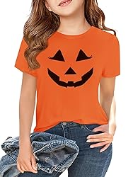 Girls Short Sleeve T Shirts Kids Fashion Halloween